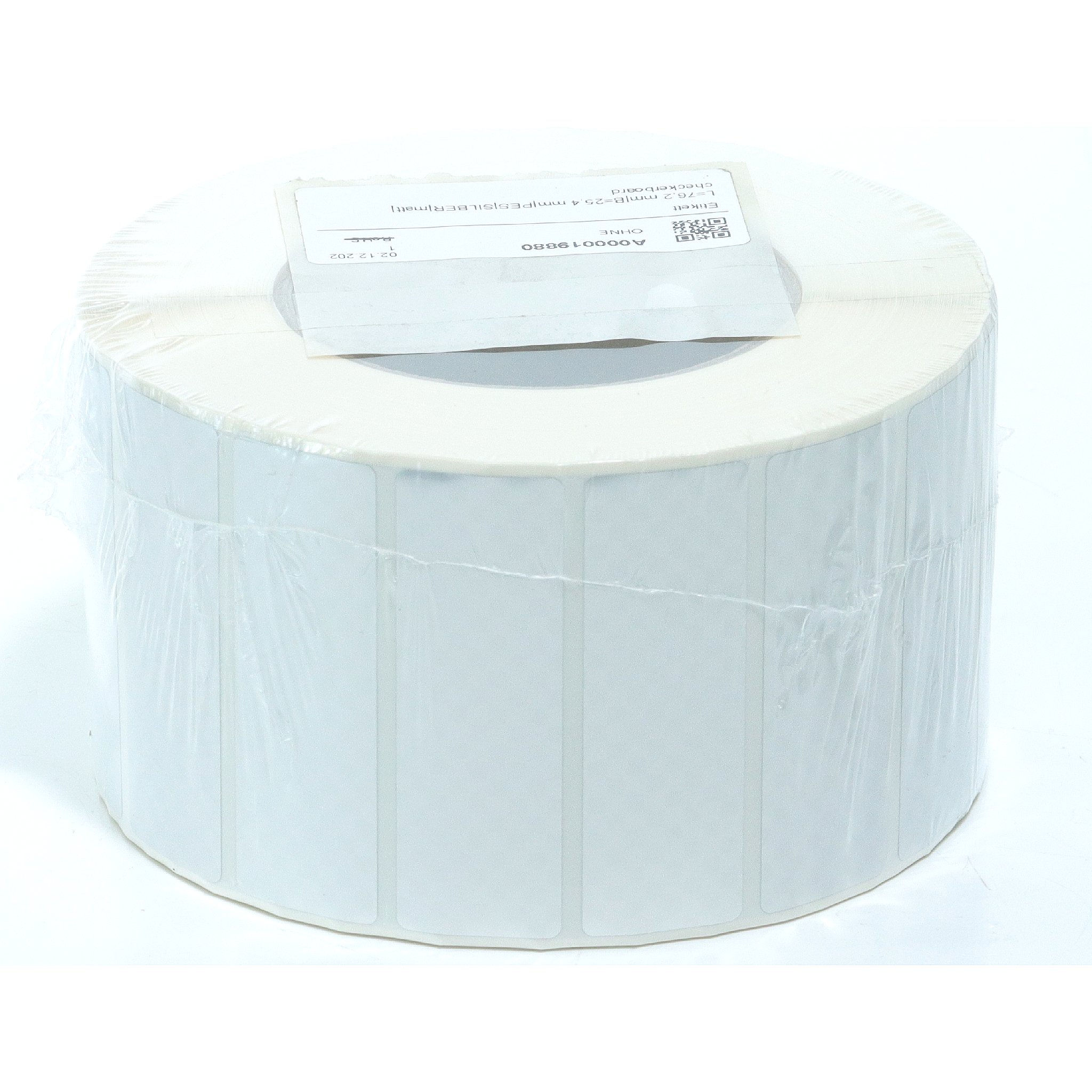 Ettiketten Silber Matt 3000STK pro Rolle  Neu OVP